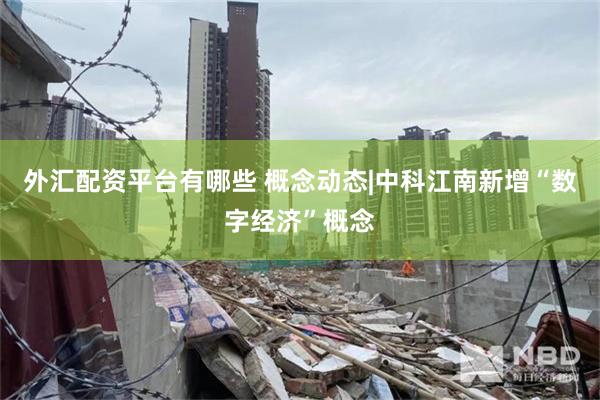 外汇配资平台有哪些 概念动态|中科江南新增“数字经济”概念
