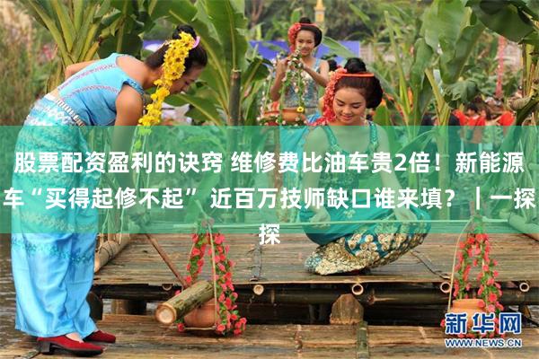 股票配资盈利的诀窍 维修费比油车贵2倍！新能源车“买得起修不起” 近百万技师缺口谁来填？｜一探